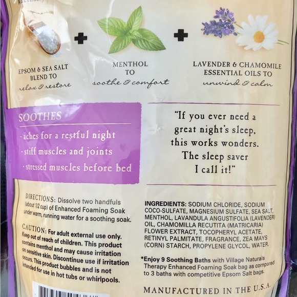 NEW SEALED Village Naturals Aches and Pains relief Large 2.25 lbs bag - Picture 2 of 8